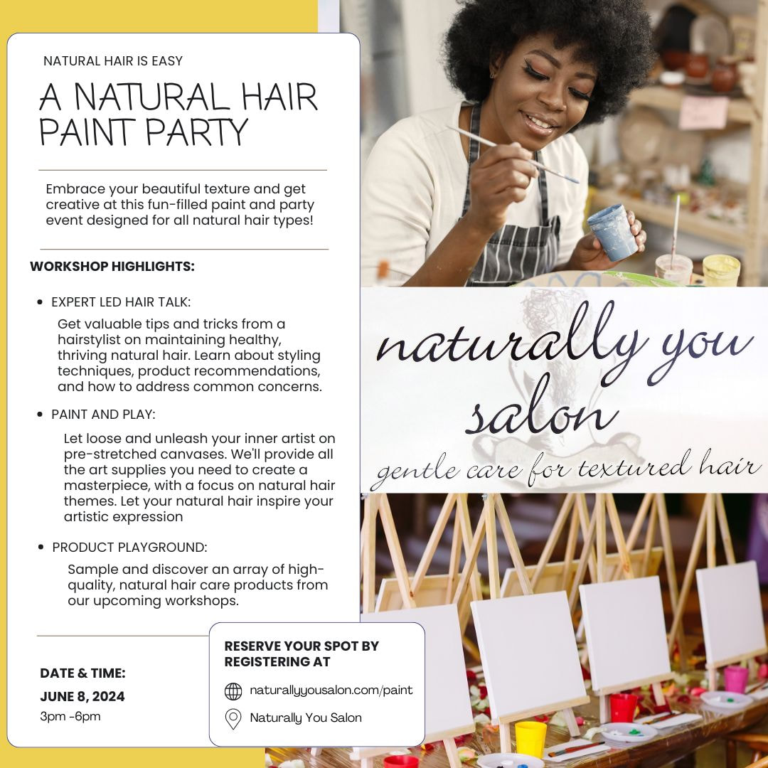 A Natural Hair Paint Party